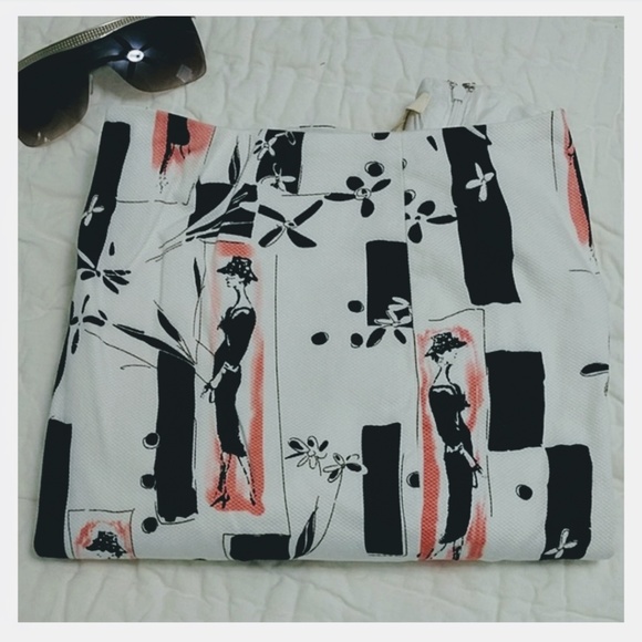 Peck & Peck Petite Vogue Capris Lined Back Zip 10P - Picture 2 of 8